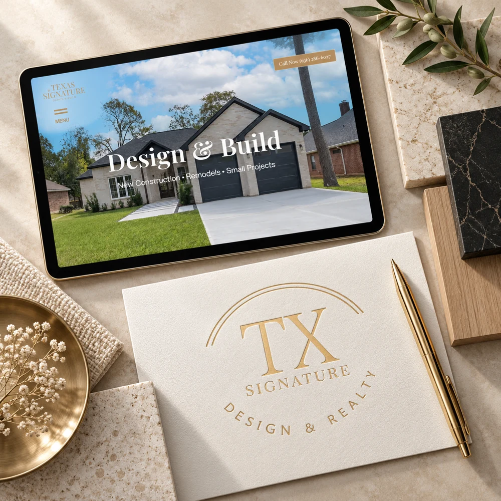 Texas Signature — detalle de identidad y comunicación